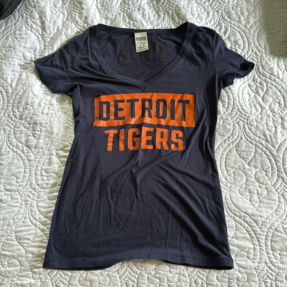 Detroit Tigers T-shirt, PINK brand